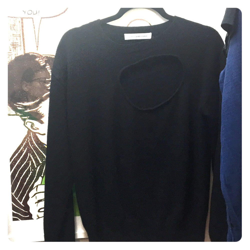 Christopher Esber Cashmere Sweater Black, Small